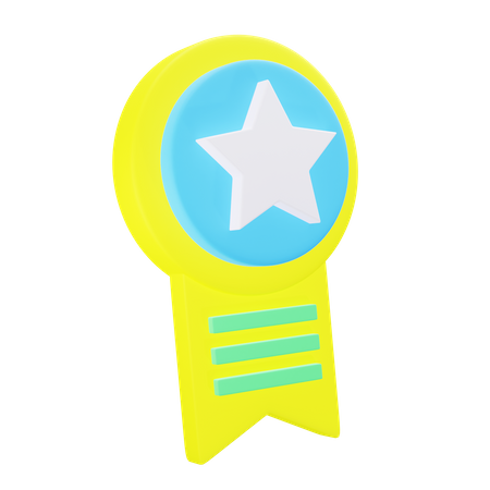 Top Badge Rating  3D Icon