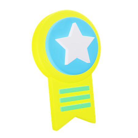 Top Badge Rating  3D Icon