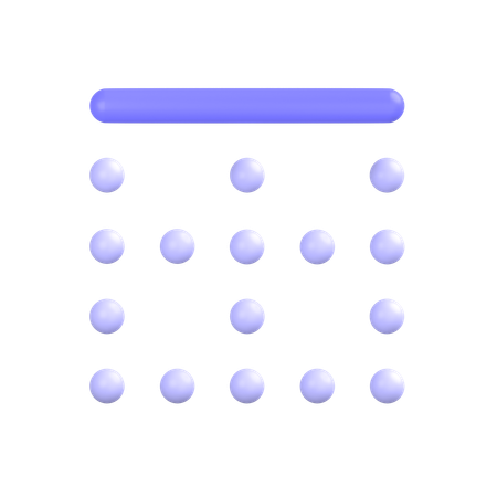 Top Border  3D Icon