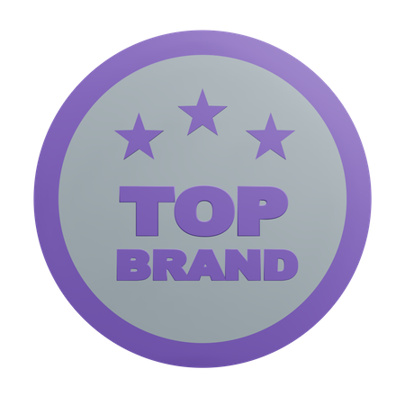 Top Brand  3D Icon
