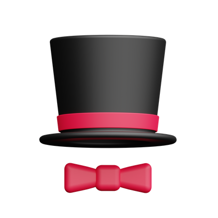 Top Hat  3D Icon