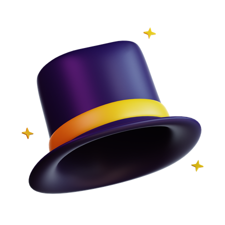 Top Hat  3D Icon