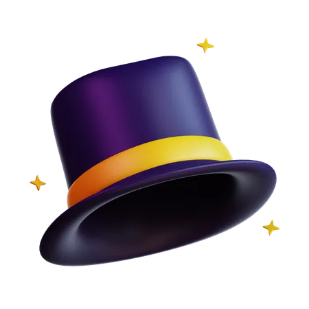 Top Hat  3D Icon