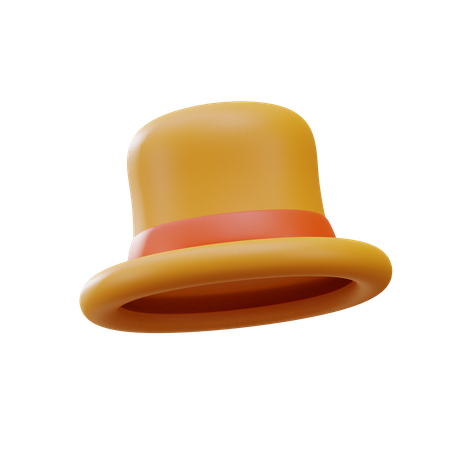 Top Hat  3D Icon