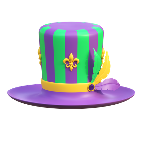 Top Hat  3D Icon