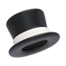 magician hat 3d model