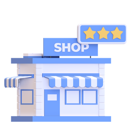 Top rated store  3D Icon