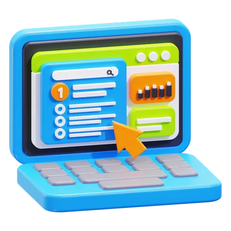 Top search  3D Icon