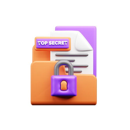 Top Secret  3D Icon