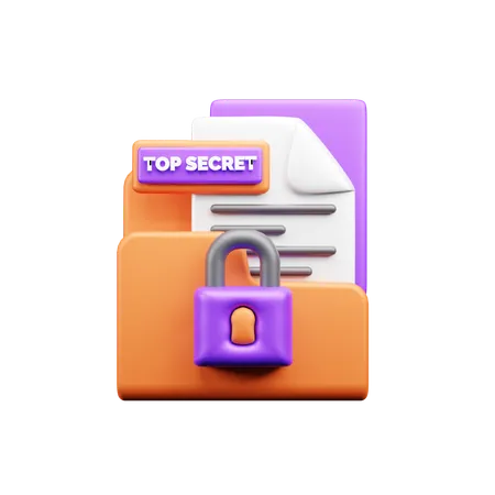 Top Secret  3D Icon