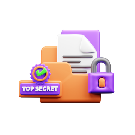 Top Secret  3D Icon