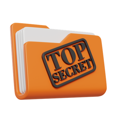 Top Secret Document  3D Icon