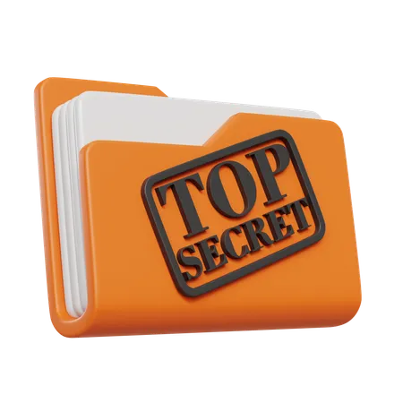 Top Secret Document  3D Icon