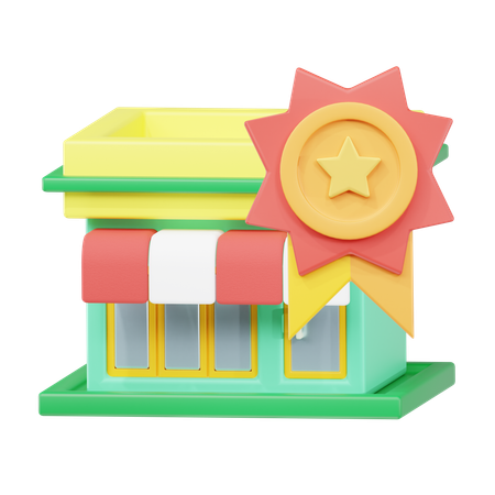 Top Store  3D Icon