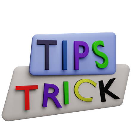 Top Tips  3D Icon