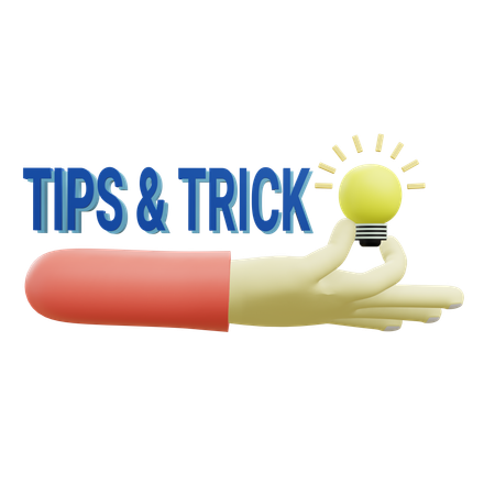 Top Tips  3D Icon