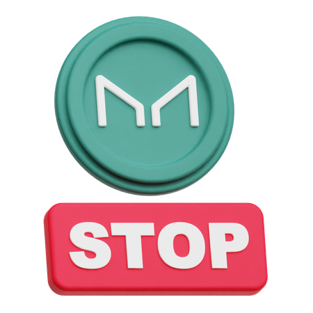 Tope de la moneda del fabricante  3D Icon