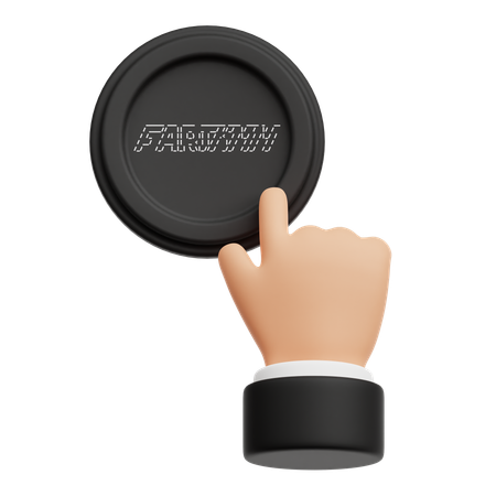 Toque de fartcoin  3D Icon