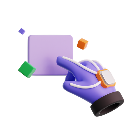 Toque de mano  3D Icon