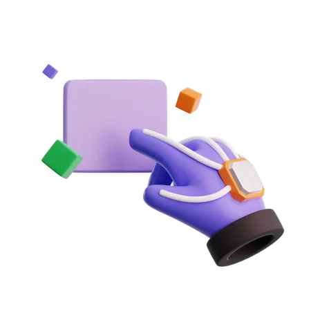 Toque de mano  3D Icon