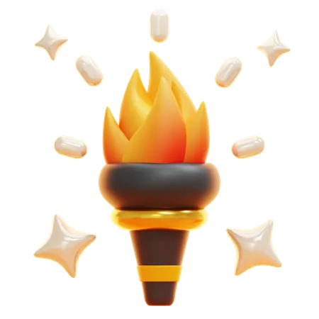 TORCH  3D Icon