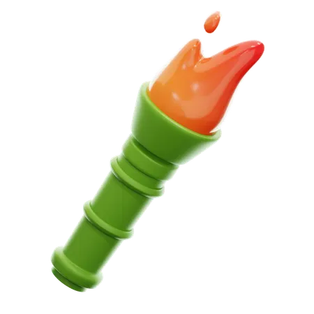 Torch  3D Icon