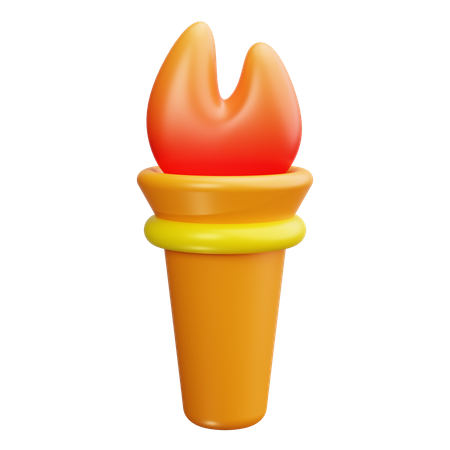 Torch  3D Icon