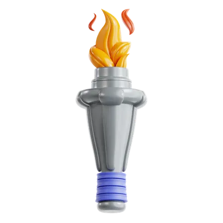 Torch  3D Icon