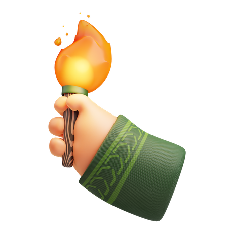 Torch  3D Icon