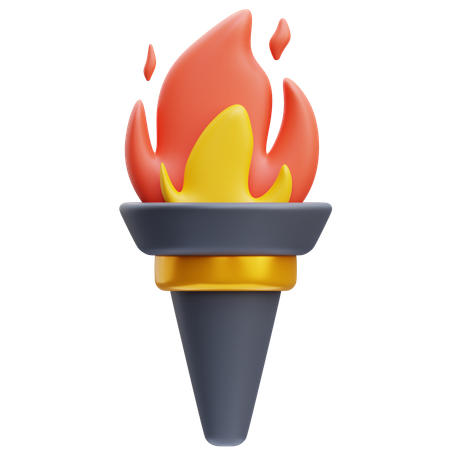 Torch  3D Icon