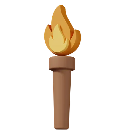 Torch  3D Icon