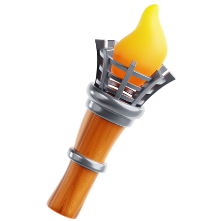 Torch  3D Icon