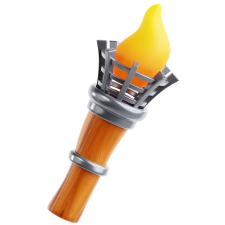 Torch  3D Icon