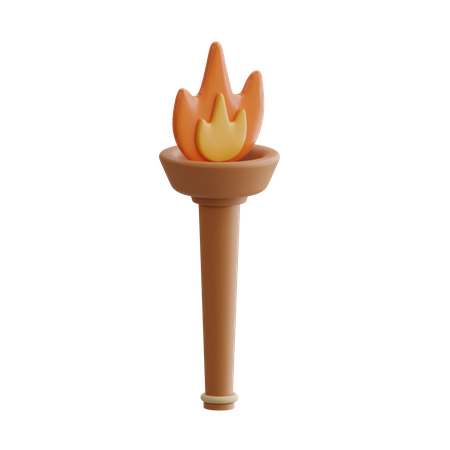 Torch  3D Icon