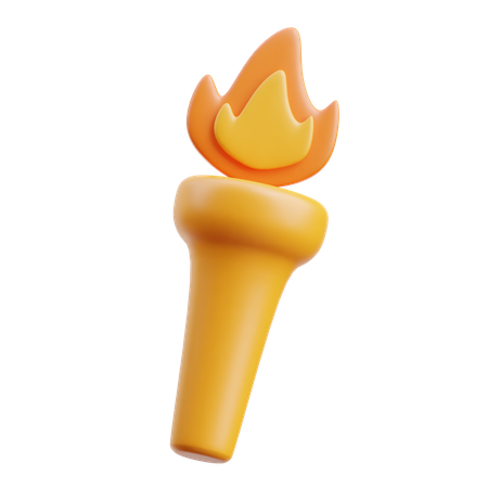 Torch  3D Icon