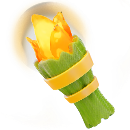 Torch  3D Icon