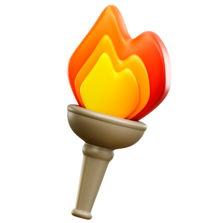 Torch  3D Icon