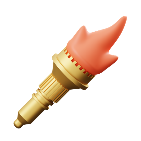 Torch  3D Illustration