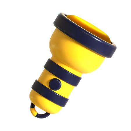 Torch Flashlight  3D Icon