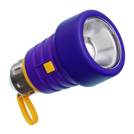 Torch Light  3D Icon