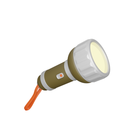 Torch Light  3D Icon