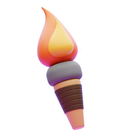 Torche  3D Icon
