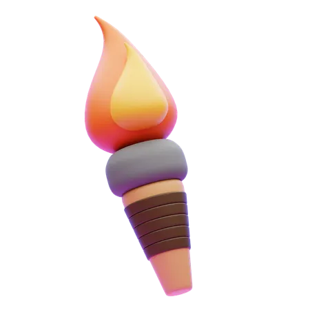 Torche  3D Icon