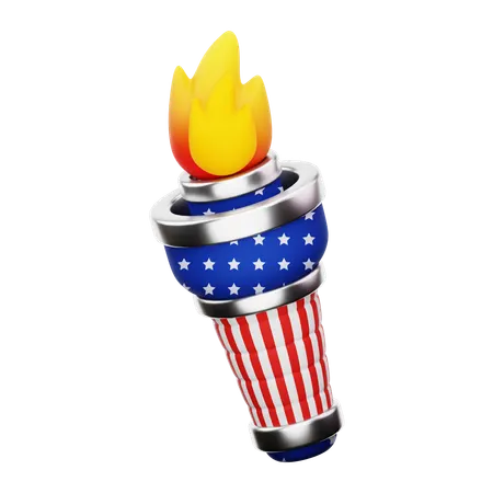 Torche  3D Icon