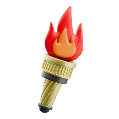 Torche  3D Icon
