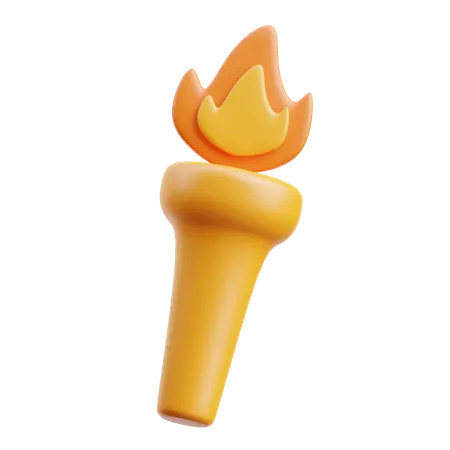 Torche  3D Icon