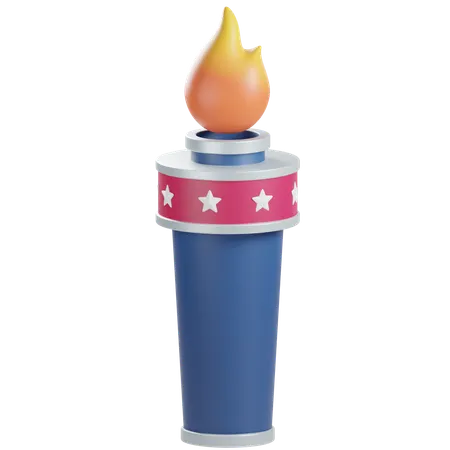 Torche  3D Icon