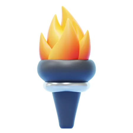 Torche  3D Icon