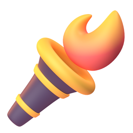 Torche  3D Icon