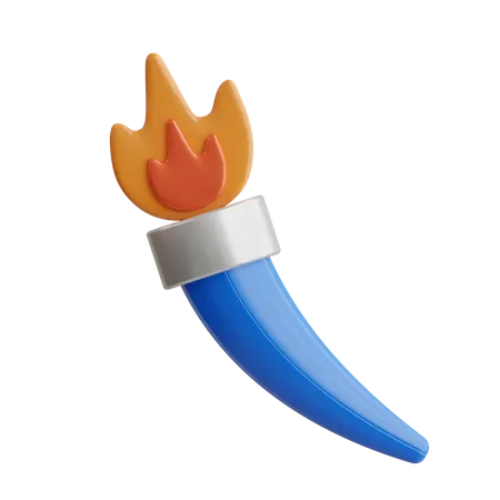 Torche  3D Icon